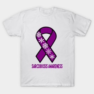 Sarcoidosis Awareness/Snowflakes T-Shirt